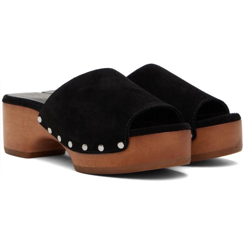 New Rag & Bone Mara Slip On Studded Platform Clog Slide Size US 9/39 - Picture 14 of 14